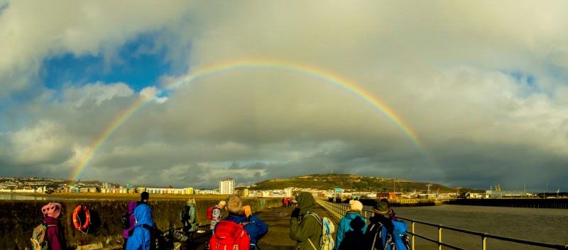 A Rainbow over The West Pier